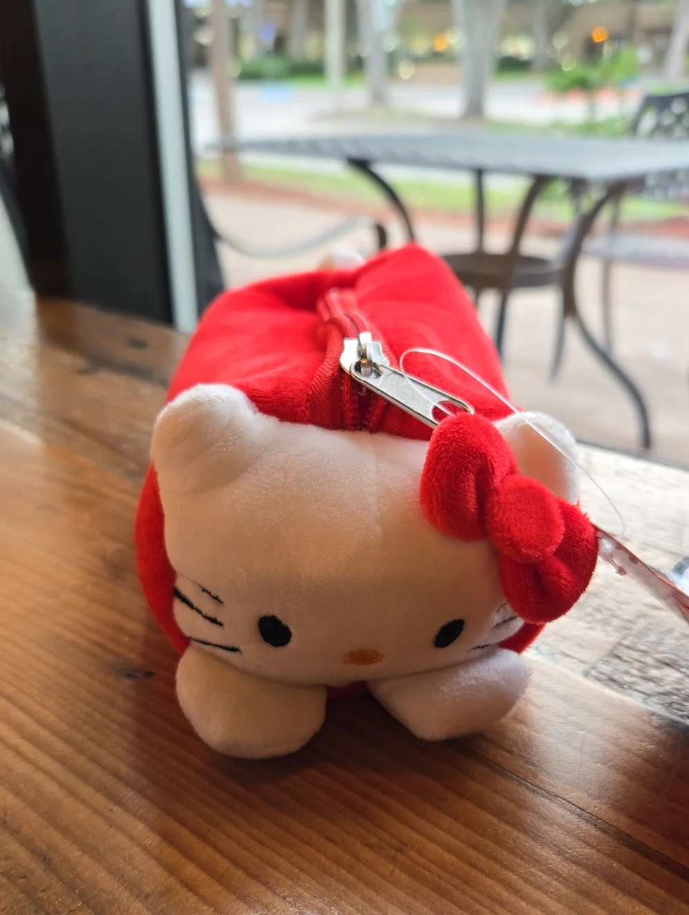Hello Kitty Soft Plush Multi-Function Storage Case, Sanrio Plush Bag Charm